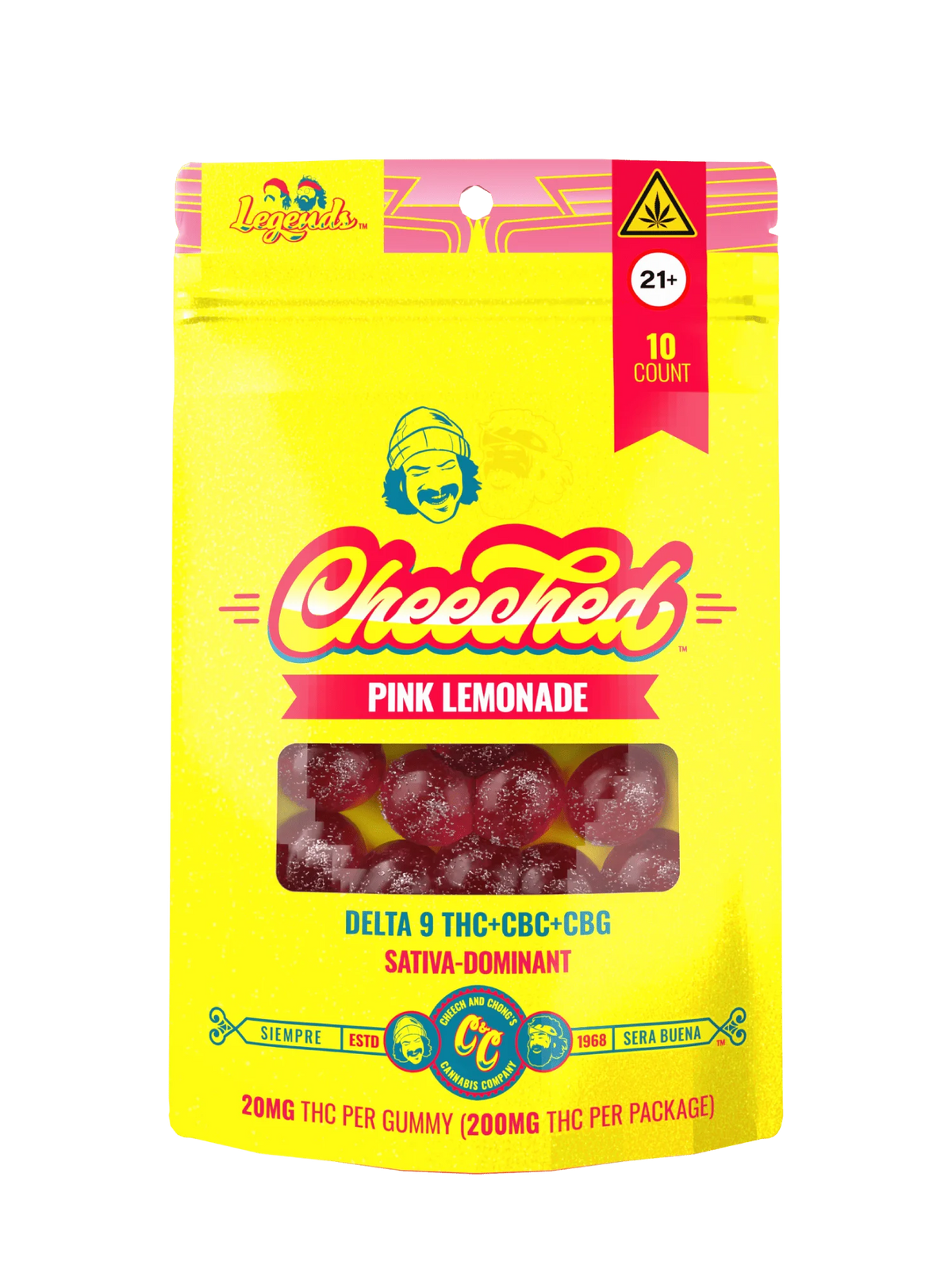 Cheeched Gummies (20MG) - Pink Lemonade